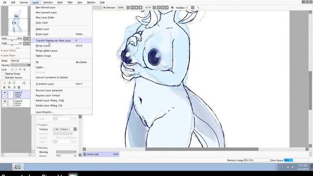 Lumen Firefly Squid anthro timelapse смотреть онлайн