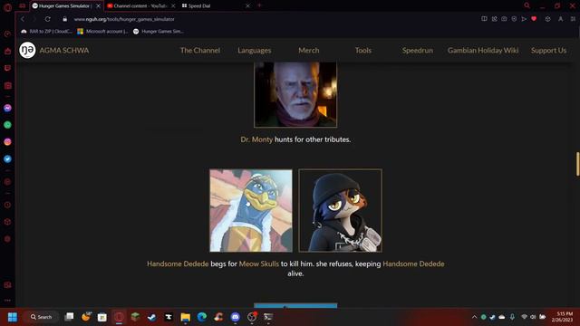The Table Hunger Games Simulator Part 3 смотреть онлайн