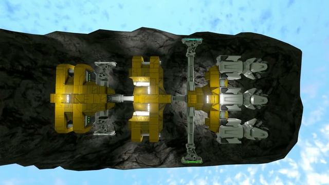 Space Engineers planetary tunnel boring: Tunnel Worm (4x speed) смотреть онлайн