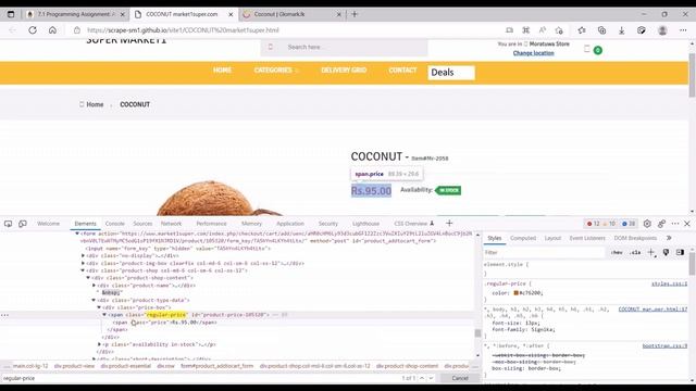 Logic Explain - Course 3 - Programming in Python - 2 | 7.1 Programming Assignment - Web Scraping смотреть онлайн