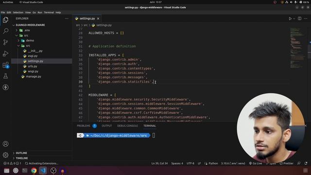 Mastering Django Middleware: The Ultimate Guide (Part 1) || Code with SJ смотреть онлайн