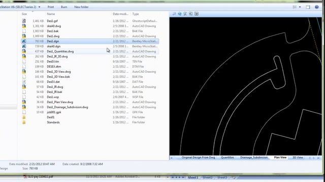 Viewing DGN in Windows explorer смотреть онлайн