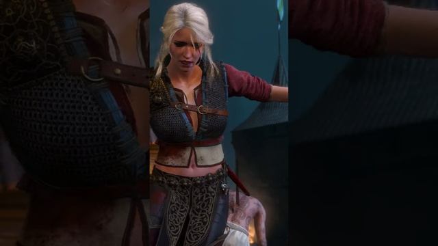 Лютик прикрывает Цири Ведьмак 3 Дикая Охота Next Gen смотреть онлайн