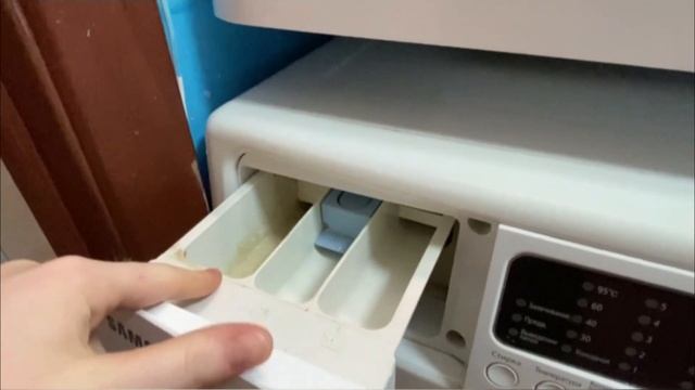 Первый запуск стиральной машины Samsung