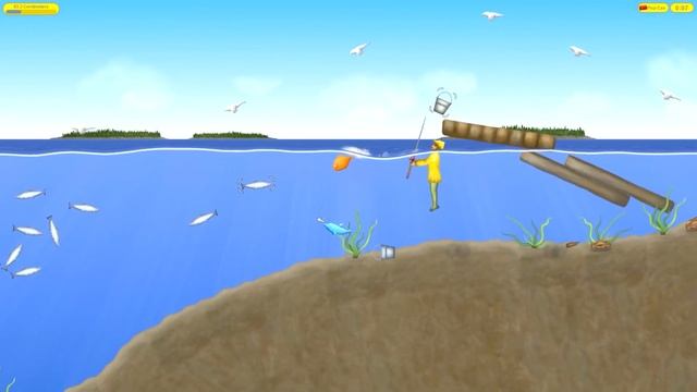 РЫБА ГИГАНТ СЪЕЛА ГОРОД В TASTY BLUE!!! (УГАР С ОГРОМНОЙ РЫБОЙ) смотреть онлайн