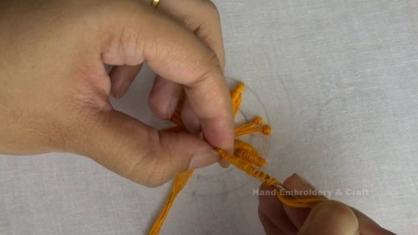 Hand Embroidery: bullion stitch,french knot stitch,easy flower stitches