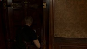 Resident evil 4,Глава 2, прохождение, особняк деревенского старосты,  как открыть дверь с углублени