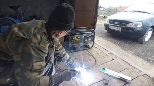 Бензогенератор HUTER DY4000L. Потянет ли он инверторный сварочный аппарат PIT 200.