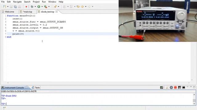 Keithley Live: Programming A 2600B SMU