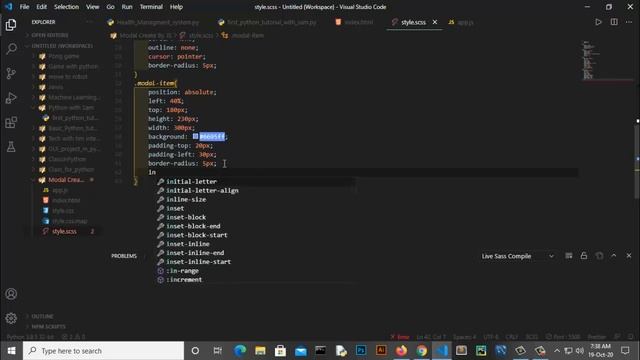 Create Modal By JavaScript смотреть онлайн