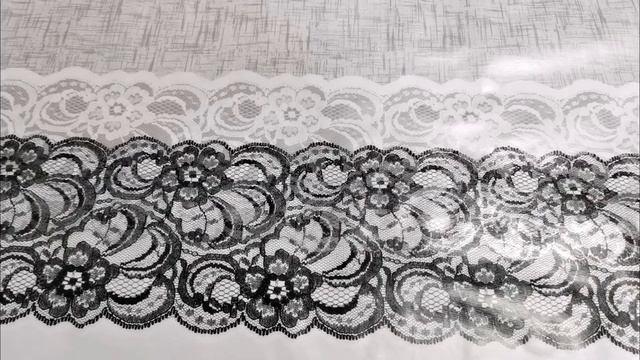 Кружева Ч/Б (скатерть, столовая клеенка) смотреть онлайн