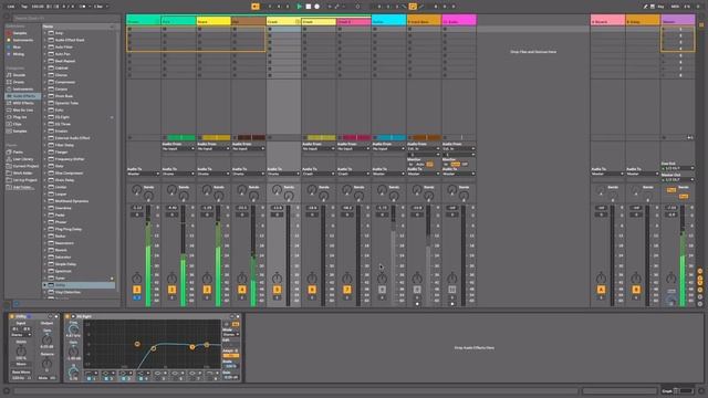 Как сводить треки в Ableton Live. Сведение трека для начинающих. Полный урок. смотреть онлайн