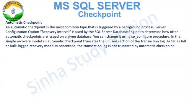 CheckPoints In DBMS || CheckPoint DBMS in Hindi смотреть онлайн