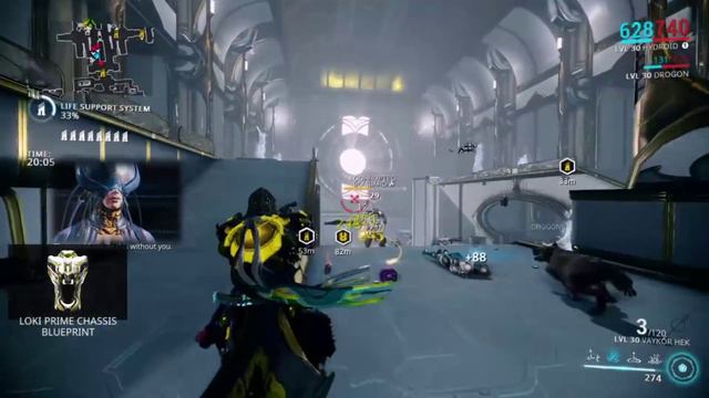 Warframe T4 Survival Solo With Hydroid 40min смотреть онлайн