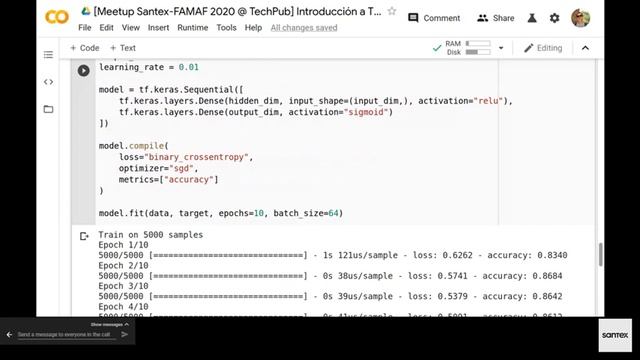 Introducción a TensorFlow 2.0 смотреть онлайн