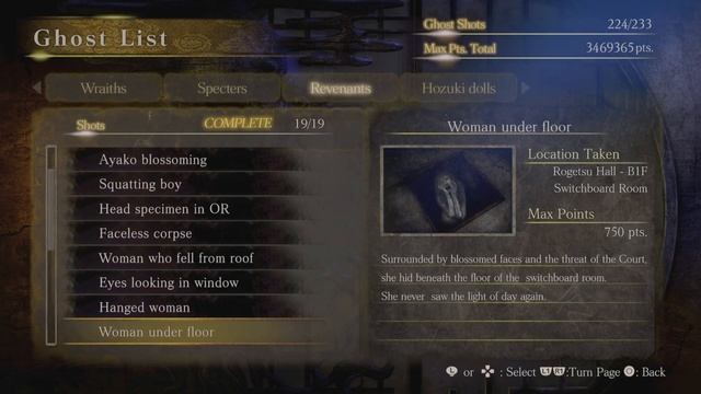 FATAL FRAME: Mask of the Lunar Eclipse - Ghost List: All Revenants смотреть онлайн