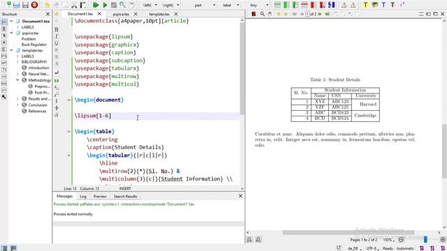 LaTeX Tutorial 11: Referencing A Table in LaTeX смотреть онлайн
