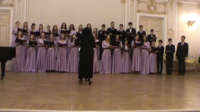 Л. Бернстайн. "Somewhere" из мюзикла "Вестсайдская история" (переложение для хора А. Галицкого) смотреть онлайн