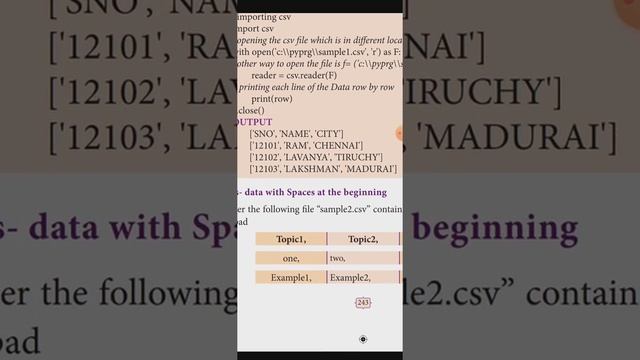 12th computer science chapter 13 csv modules reader function смотреть онлайн