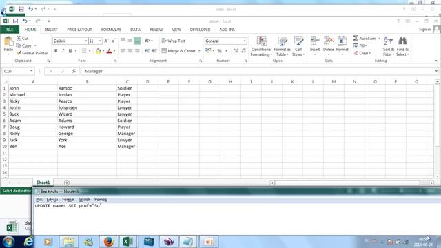 How to build multi record INSERT and UPDATE SQL query with MS Excel смотреть онлайн