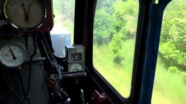 Поездка на паровозе П36-0218 вокруг Ростова-на-Дону смотреть онлайн