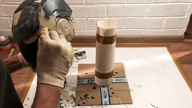 Как сделать шлем железного человека своими руками Инструкция  Часть 4