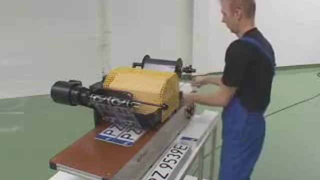 Нанесение чёрного цвета на двухрядный DT-ECO смотреть онлайн