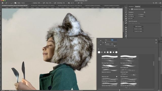 I Created a WHIMSY THANKSGIVING DINNER in Photoshop! смотреть онлайн