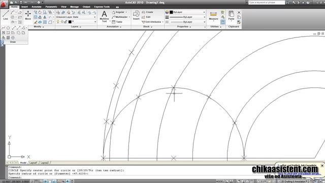5. AutoCAD Help Tuts - Konstrukcija Hipocikloide - chikaasistent.com смотреть онлайн