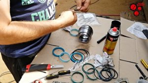 №20. Как осуществляется ремонт гидроцилиндра ковша Hidromek. Как разобрать гидроцилиндр видео.