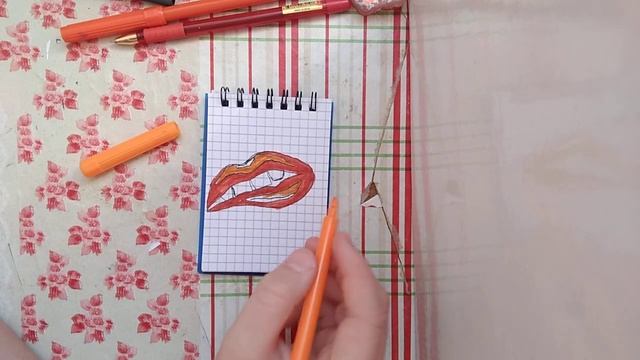 Как нарисовать губы смотреть онлайн
