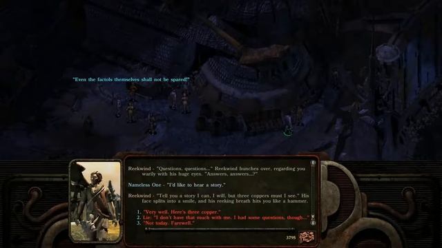 Planescape: Torment: Enhanced Edition - 35 Marketplace Area #5 SideQUEST Remove Reekwind's curse смотреть онлайн