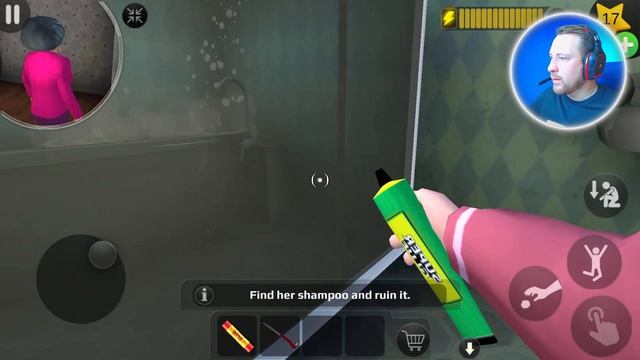 Как пройти уровень с волосами Scary Teacher 3D Прохождение