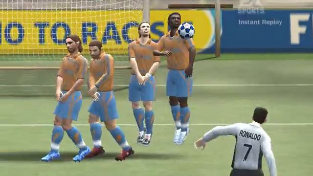 FIFA 08 C.Ronaldo Freekick awesome goal смотреть онлайн