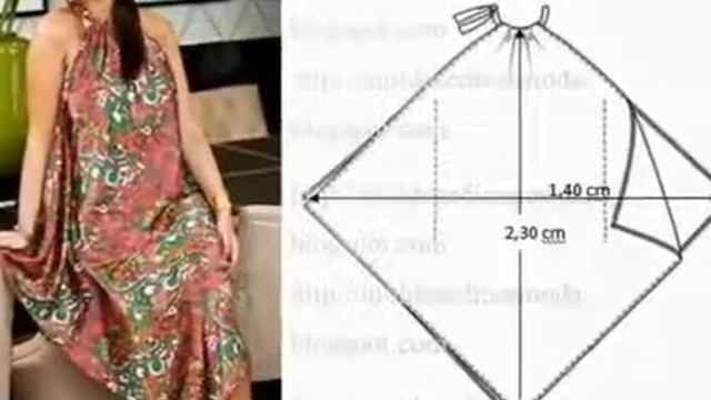 Шью сама платье из 2 х платков за 5 минут смотреть онлайн