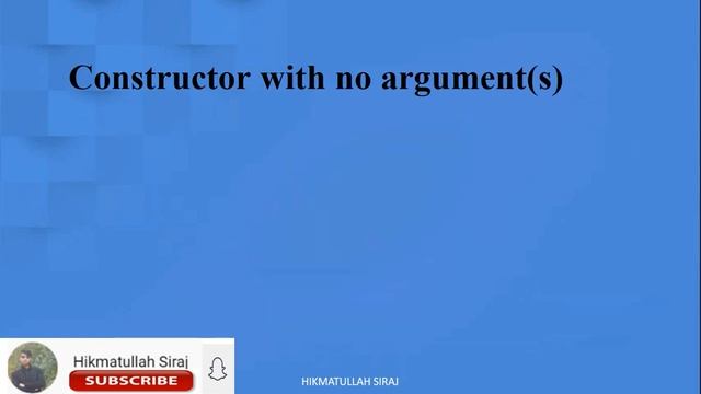6. Java Constructor|| Default Constructor and Constructor with no argument. смотреть онлайн
