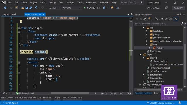 آموزش Vuejs در ASP NET Core смотреть онлайн