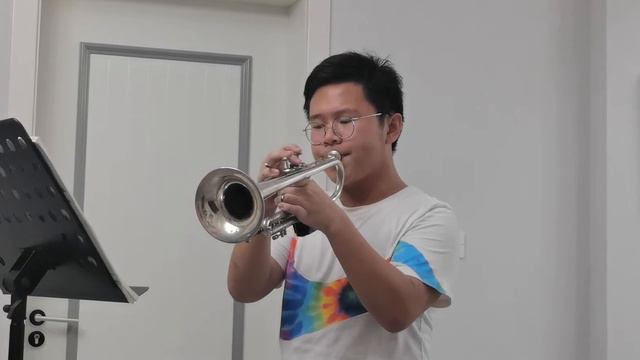 Maurice Mao(14)from China plays Arban "14 Characteristic Studies for Cornet/Trumpet Nr.7 смотреть онлайн