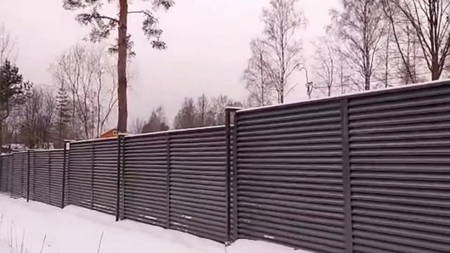 Забор жалюзи от компании ООО "Мегатон" смотреть онлайн