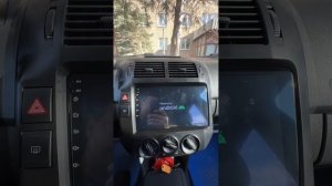 Работа радио ts18 на Volkswagen polo mk4 9n с оригинальной антенной и усилителем.