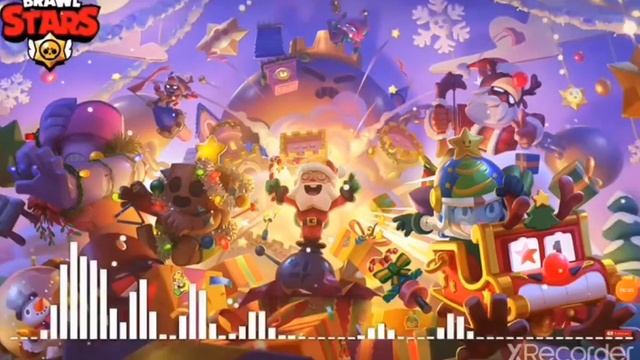 НОВОГОДНИЙ ФОН БРАВЛ СТАРС