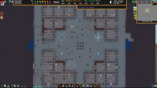 Dwarf Fortress #04 🏡👪🏰 Водопад запустили, пора заняться поселением. 🏰👪🏡