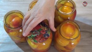 Самые вкусные персики в сиропе на зиму. The most delicious peaches in syrup for the winter.