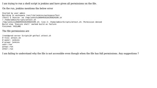 Permission denied in jenkins смотреть онлайн