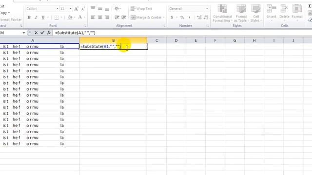 How To Remove Spaces Between Characters And Numbers Within Cells In Excel смотреть онлайн