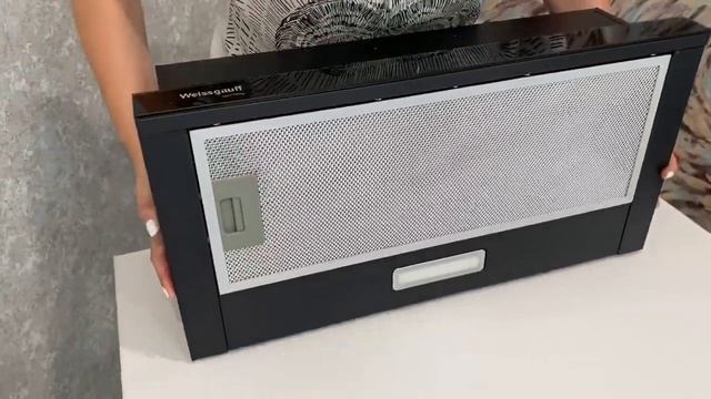 Распаковка - Вытяжка телескопическая Weissgauff TEL061MBL смотреть онлайн