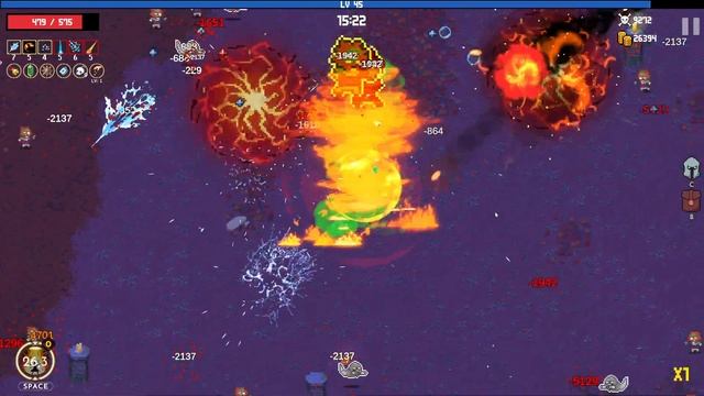 Pixel Survivors Roguelike ep 17 Meteor Strike смотреть онлайн