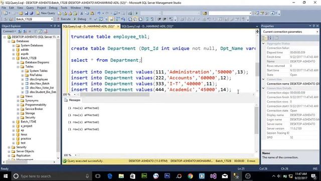 INNER JOIN IN SQL SERVER (URDU / HINDI) смотреть онлайн