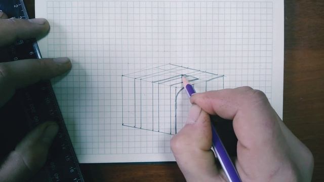 How to draw the letter H with three sides?| Как нарисовать букву Н с тремя гранями? смотреть онлайн