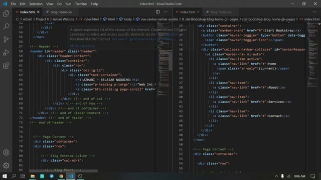 Desain Web Bootstrap (Template) - TWEB смотреть онлайн